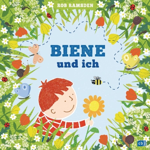 Buchcover und Innenansicht für das Buch: Biene und ich
