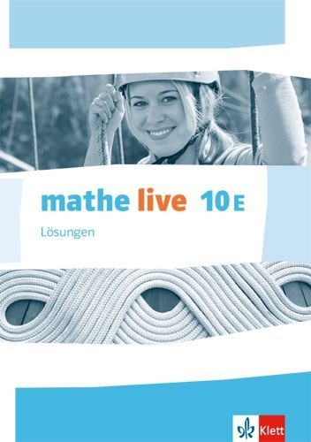 Buchcover und Innenansicht für das Buch: mathe live 10E. Ausgabe W. Lösungen Klasse 10