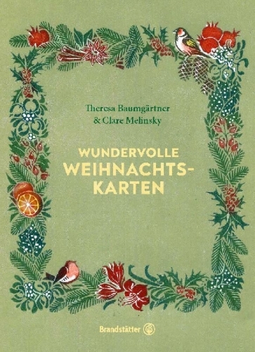 Buchcover und Innenansicht für das Buch: Wundervolle Weihnachtskarten