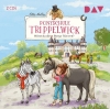 Buchcover und Innenansicht für das Buch: Ponyschule Trippelwick - Teil 1: Hörst du die Ponys flüstern?