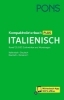 Buchcover und Innenansicht für das Buch: PONS Kompaktwörterbuch Plus Italienisch