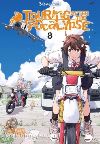 Buchcover und Innenansicht für das Buch: Shuumatsu Touring