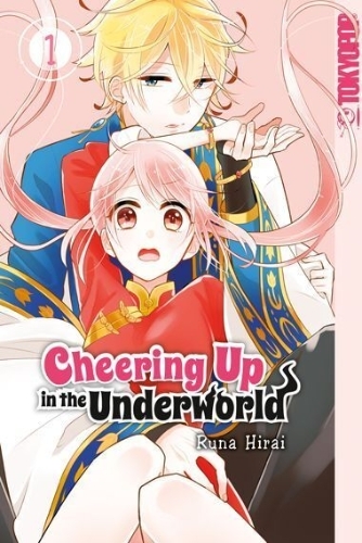 Buchcover und Innenansicht für das Buch: Cheering Up in the Underworld 01