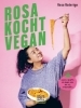 Buchcover und Innenansicht für das Buch: Rosa kocht vegan