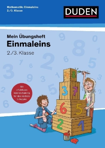 Buchcover und Innenansicht für das Buch: Übungsheft Mathematik - Einmaleins 2./3. Klasse