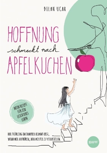 Buchcover und Innenansicht für das Buch: Hoffnung schmeckt nach Apfelkuchen