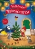 Buchcover und Innenansicht für das Buch: Wichtelzauber zum Weihnachtsfest - 24 Adventskalender-Geschichten zum Vorlesen
