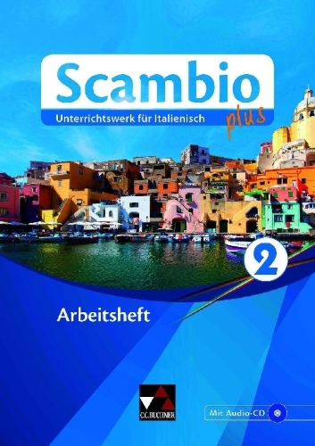 Buchcover und Innenansicht für das Buch: Scambio plus 2 Arbeitsheft