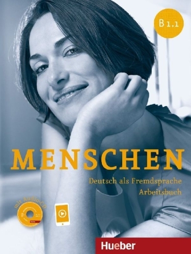 Buchcover und Innenansicht für das Buch: Menschen B1/1. Arbeitsbuch mit Audio-CD