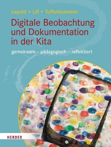 Buchcover und Innenansicht für das Buch: Digitale Beobachtung und Dokumentation in der Kita