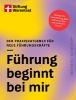 Buchcover und Innenansicht für das Buch: Führung beginnt bei mir