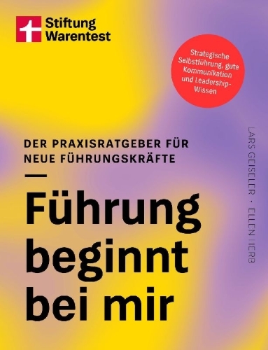 Buchcover und Innenansicht für das Buch: Führung beginnt bei mir