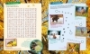 Buchcover und Innenansicht für das Buch: WAS IST WAS Rätseln und Stickern: Natur