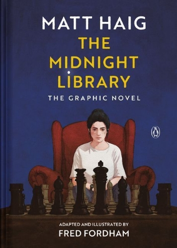 Buchcover und Innenansicht für das Buch: The Midnight Library