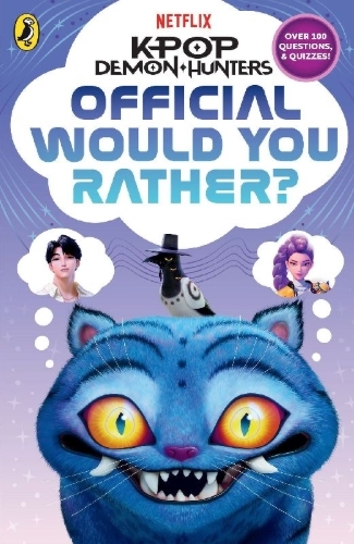 Buchcover und Innenansicht für das Buch: KPop Demon Hunters: Official Would You Rather?