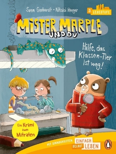 Buchcover und Innenansicht für das Buch: Mister Marple und du