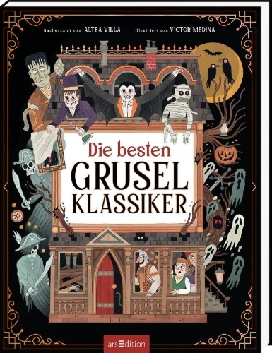 Buchcover und Innenansicht für das Buch: Classic Scary Tales