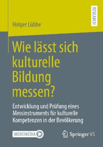 Buchcover und Innenansicht für das Buch: Wie lässt sich kulturelle Bildung messen?