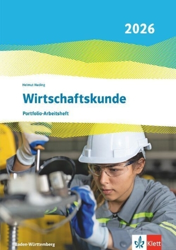 Buchcover und Innenansicht für das Buch: Wirtschaftskunde. Portfolio-Arbeitsheft (perforiert und gelocht). Ausgabe Baden-Württemberg 2026