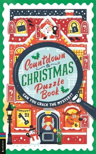 Buchcover und Innenansicht für das Buch: Countdown to Christmas Puzzle Book