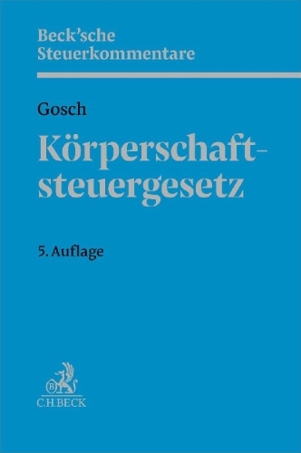 Buchcover und Innenansicht für das Buch: Körperschaftsteuergesetz