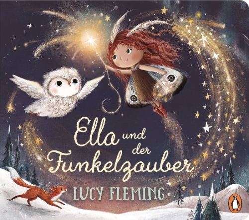 Buchcover und Innenansicht für das Buch: Ella und der Funkelzauber