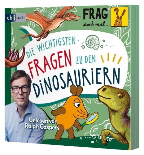 Buchcover und Innenansicht für das Buch: Frag doch mal ... die Maus: Die wichtigsten Fragen zu den Dinosauriern