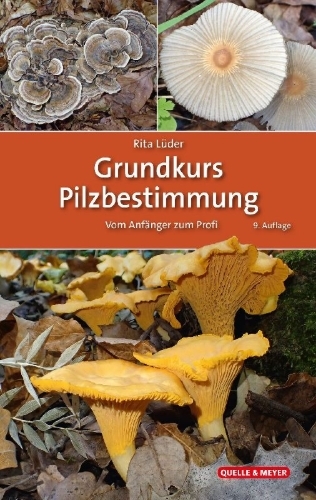 Buchcover und Innenansicht für das Buch: Grundkurs Pilzbestimmung