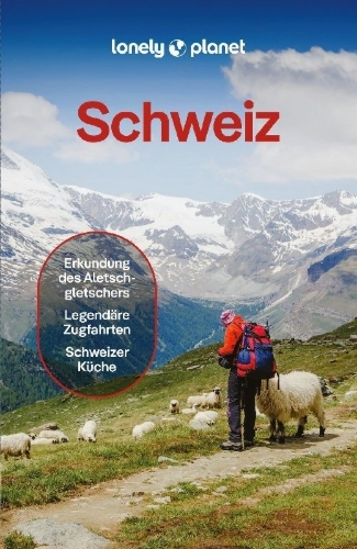 Buchcover und Innenansicht für das Buch: LONELY PLANET Reiseführer Schweiz