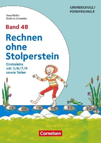 Buchcover und Innenansicht für das Buch: Rechnen ohne Stolperstein - Band 4B