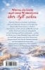 Buchcover und Innenansicht für das Buch: Winterglitzern im kleinen Schokoladencafé am Meer