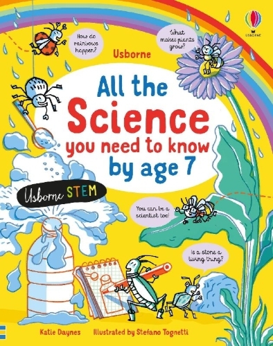 Buchcover und Innenansicht für das Buch: All the Science You Need to Know by Age 7