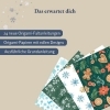 Buchcover und Innenansicht für das Buch: Winterzauber. Origami-Adventskalender.