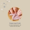 Buchcover und Innenansicht für das Buch: Winterzauber. Origami-Adventskalender.