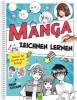 Buchcover und Innenansicht für das Buch: Manga Zeichnen lernen I Schritt-für-Schritt-Anleitung