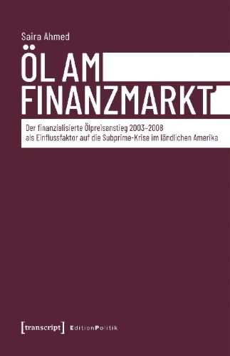 Buchcover und Innenansicht für das Buch: Öl am Finanzmarkt