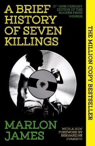 Buchcover und Innenansicht für das Buch: A Brief History of Seven Killings