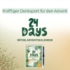 Buchcover und Innenansicht für das Buch: 24 DAYS RÄTSELADVENTSKALENDER - Rätselüberraschung im Advent