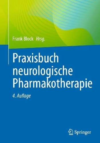 Buchcover und Innenansicht für das Buch: Praxisbuch neurologische Pharmakotherapie