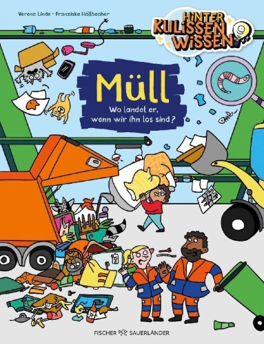 Buchcover und Innenansicht für das Buch: HinterKulissenWissen - Müll