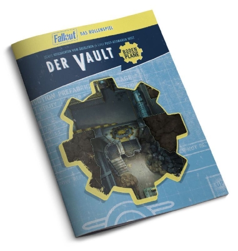 Buchcover und Innenansicht für das Buch: Fallout: Das Rollenspiel - Der Vault