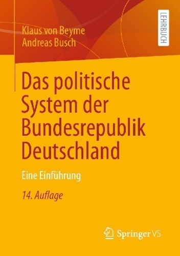 Buchcover und Innenansicht für das Buch: Das politische System der Bundesrepublik Deutschland
