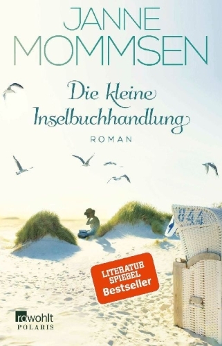 Buchcover und Innenansicht für das Buch: Die kleine Inselbuchhandlung