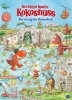 Buchcover und Innenansicht für das Buch: Der kleine Drache Kokonsnuss - Das extragroße Wimmelbuch