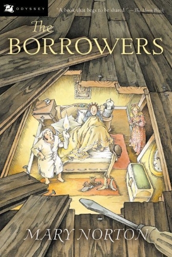 Buchcover und Innenansicht für das Buch: The Borrowers