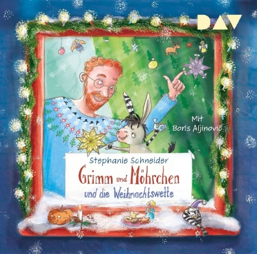Buchcover und Innenansicht für das Buch: Grimm und Möhrchen und die Weihnachtswette (Teil 4)