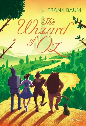 Buchcover und Innenansicht für das Buch: The Wizard of Oz