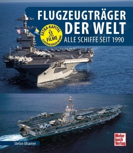 Buchcover und Innenansicht für das Buch: Flugzeugträger der Welt