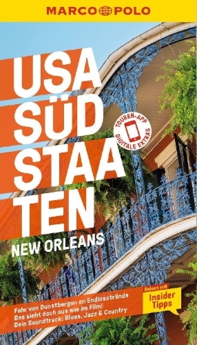 Buchcover und Innenansicht für das Buch: MARCO POLO Reiseführer USA Südstaaten, New Orleans