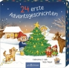 Buchcover und Innenansicht für das Buch: 24 erste Adventsgeschichten